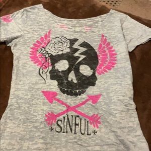 Sinful skull shirt